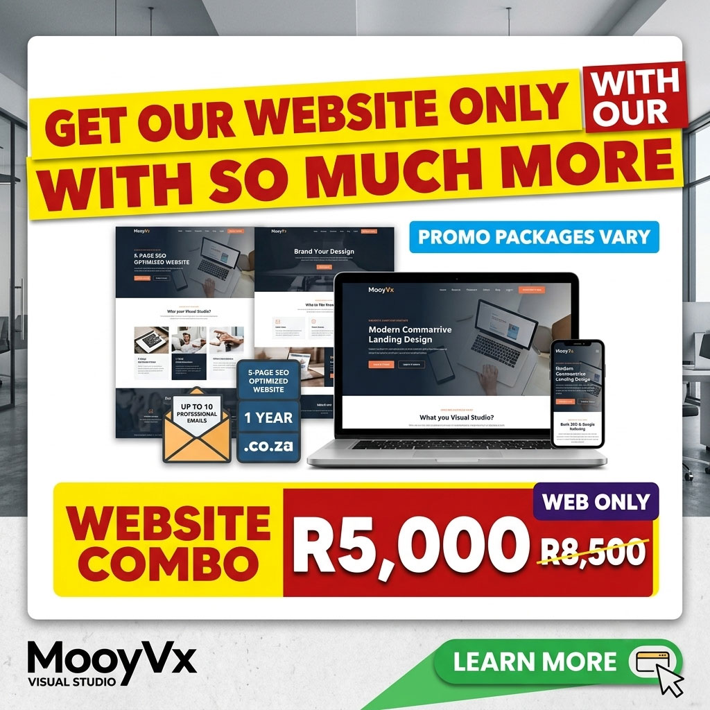 Website Only R5,000 Promo Poster